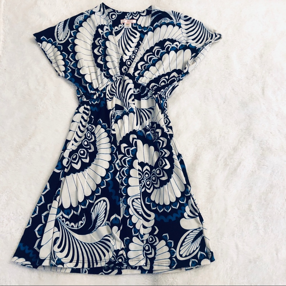 Printed coverup tunic